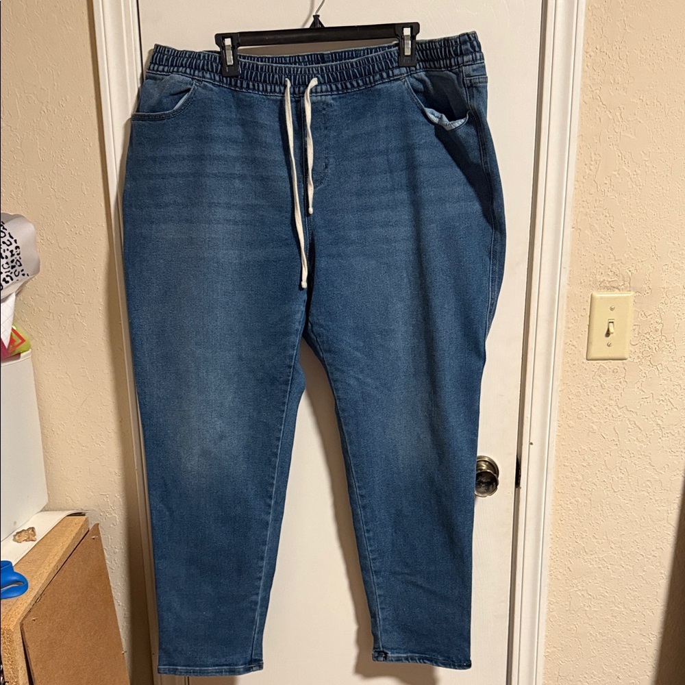Lane Bryant Women's Denim Blue Straight Leg Jeans
